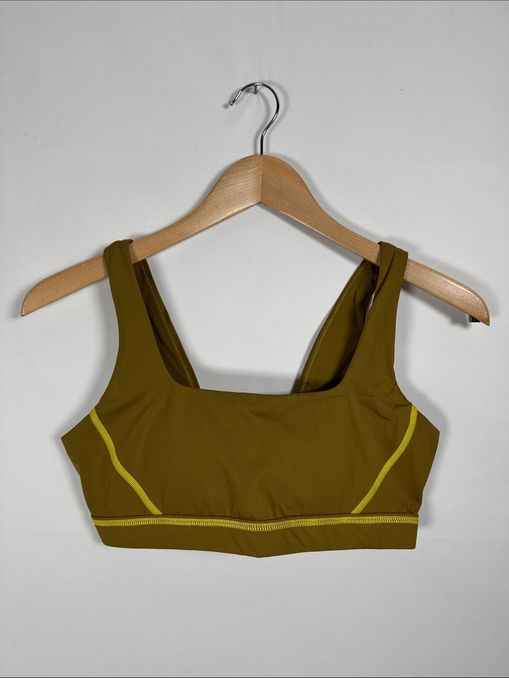WAT10 {aerie Offline} "Goals Sweat Most Support" Green High Impact Sports Bra
